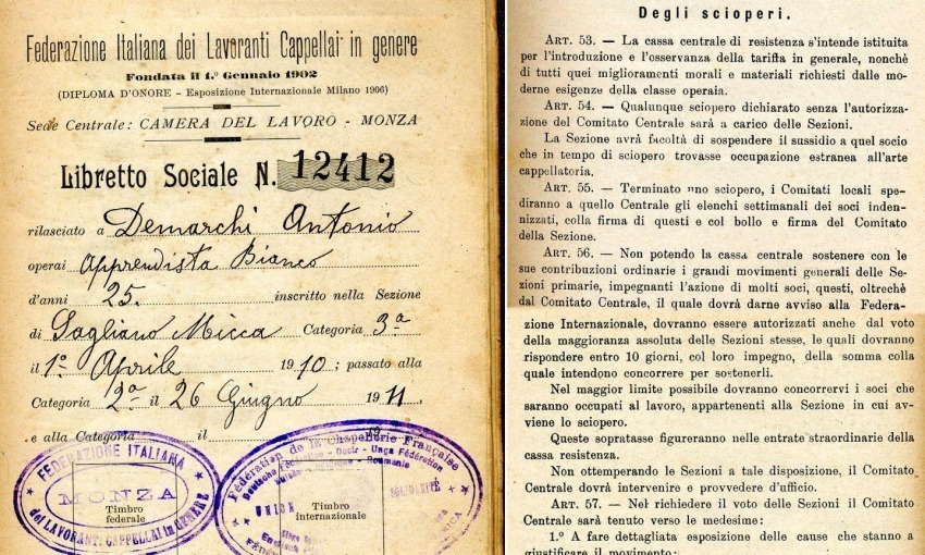 Sindacato dei lavoratori cappellai